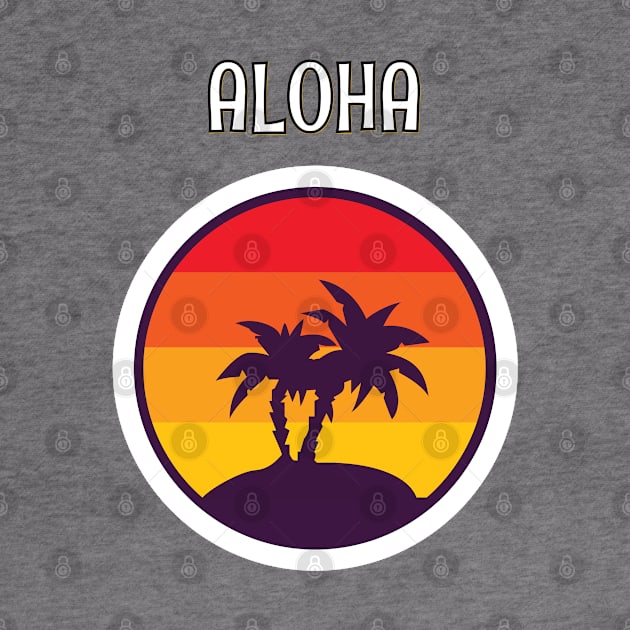 Retro Vintage Hawaii Vintage T-Shirt by jutulen